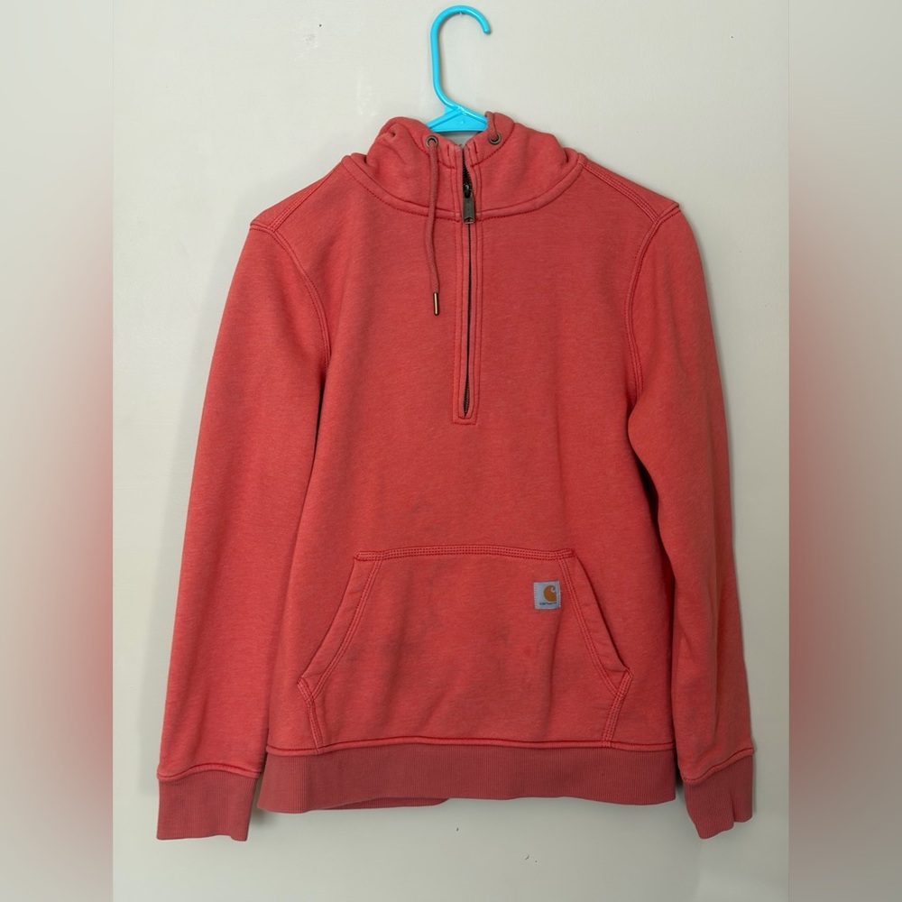 Women’s Carhartt half-zip hoodie